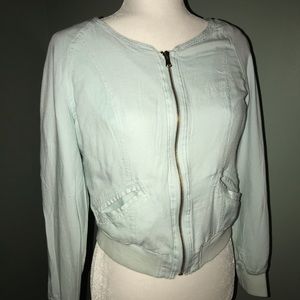 Candies light Blue Bomber Jacket Women’s medium